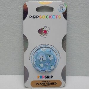 PopSockets PopGrip phone grip and stand Blue Fields New